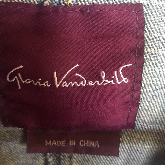 Gloria Vanderbilt Jean Jacket Size M - Picture 6 of 8